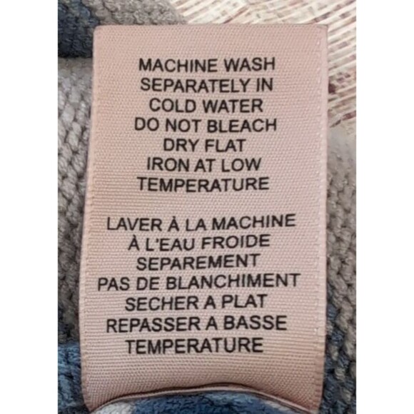 Philosophy Womens 1X Sweater Gray/Blue Striped Crewneck Pullover Nautical Casual - Picture 5 of 16